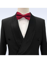 Shawl Lapel Three Buttons Double-Breasted Men Suit