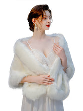 Luxury Faux Fur Stole for Wedding