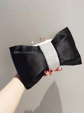 Women's Bow Diamond Evening Bag
