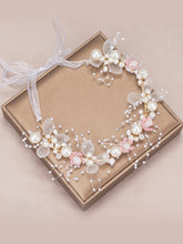 Girl Pearl Headband Pink