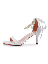 Chic Open Toe Stiletto Ankle-Strap Women's Shoes