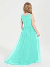 Asymmetrical Junior Bridesmaid Dresses with Scoop Neckline Spa