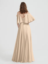 Spaghetti Strap Dresses with Flutter Sleeves Champagne