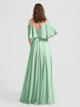 Spaghetti Strap Dresses with Flutter Sleeves Mint Green