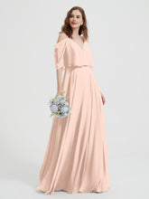 Spaghetti Strap Dresses with Flutter Sleeves Pearl Pink