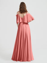 Spaghetti Strap Dresses with Flutter Sleeves Sunset