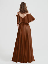 Spaghetti Strap Dresses with Flutter Sleeves Terracotta