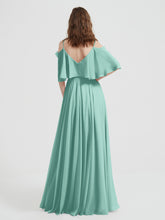 Spaghetti Strap Dresses with Flutter Sleeves Turquoise