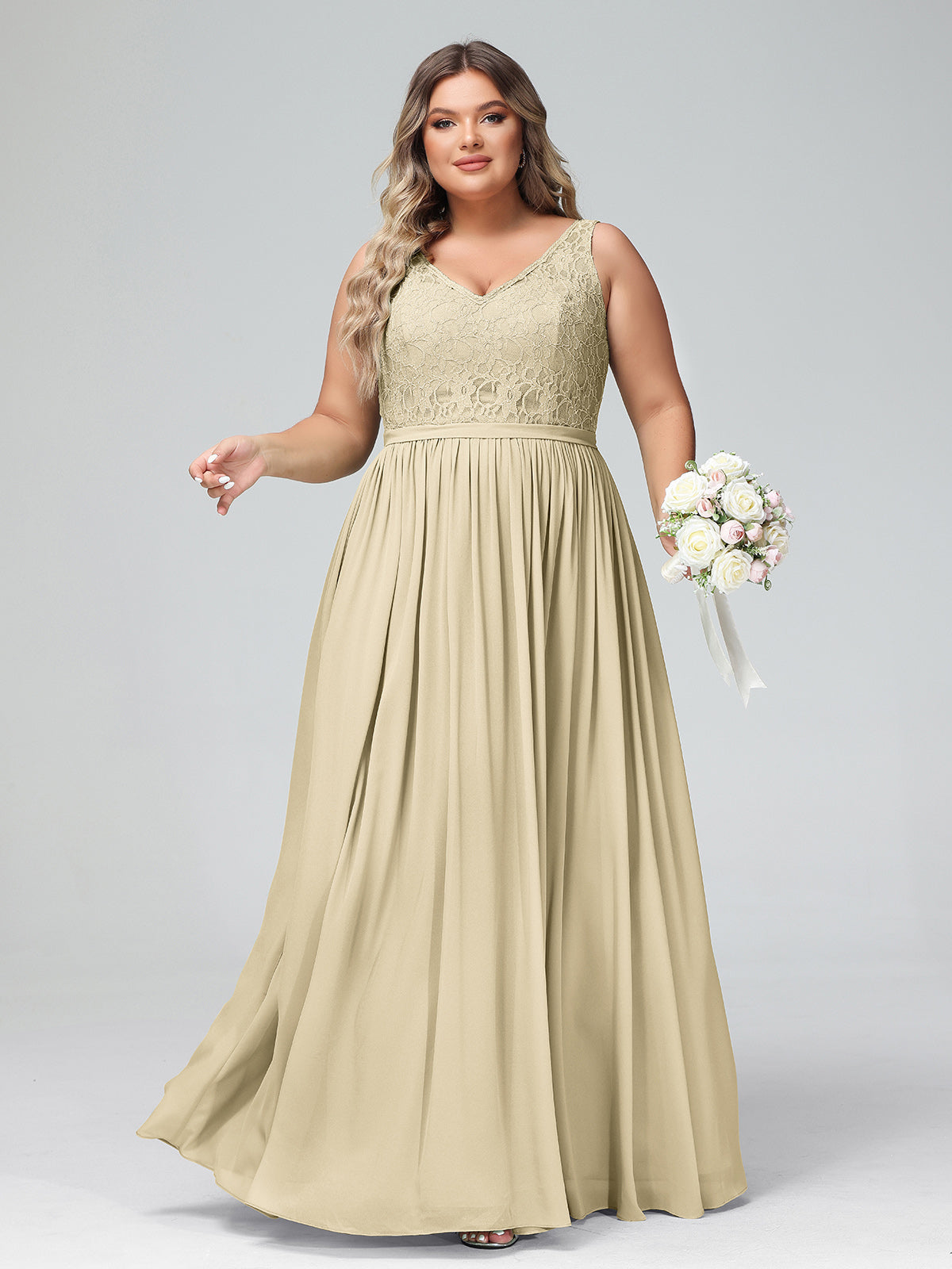 sachin and babi light blue dress Stella York Champagne Wedding Dress Bride Lace Sweetheart Mermaid Gown  Stella York 7818 Champagne Lace main image 1