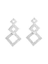 Exaggerated Geometric Design Long Earrings