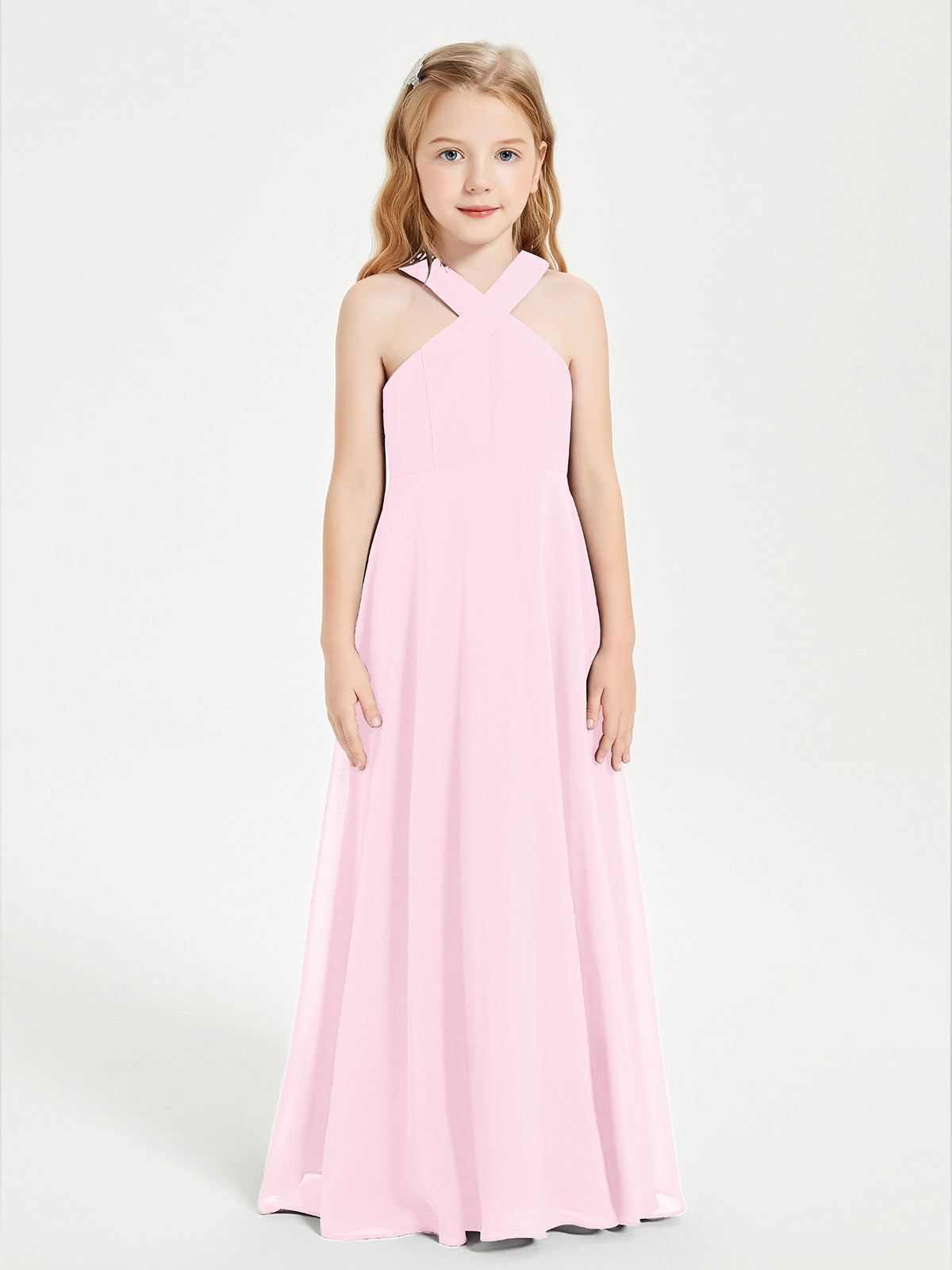 Children's dusky store pink bridesmaid dresses