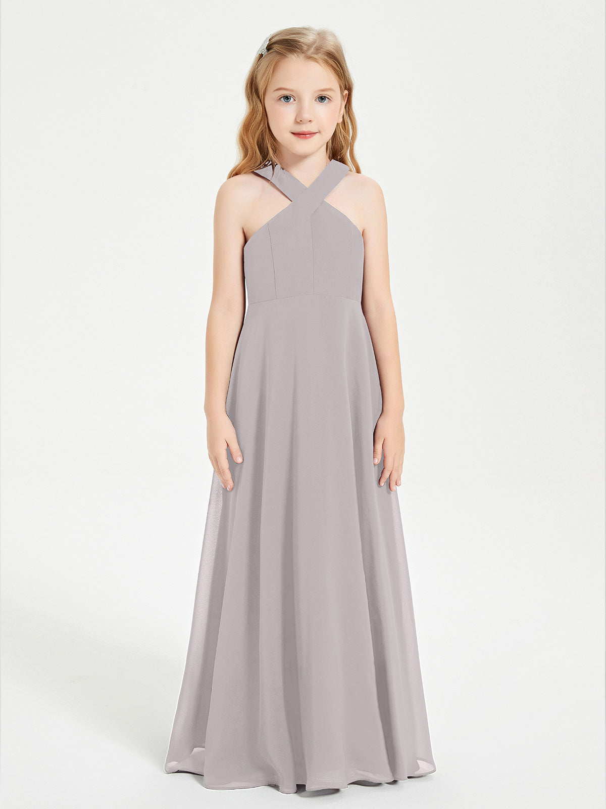 Grey bridesmaid dresses store kids