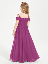 Off-the-Shoulder Dresses for Stylish Junior Bridesmaids Orchid