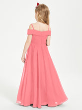 Off-the-Shoulder Dresses for Stylish Junior Bridesmaids Watermelon