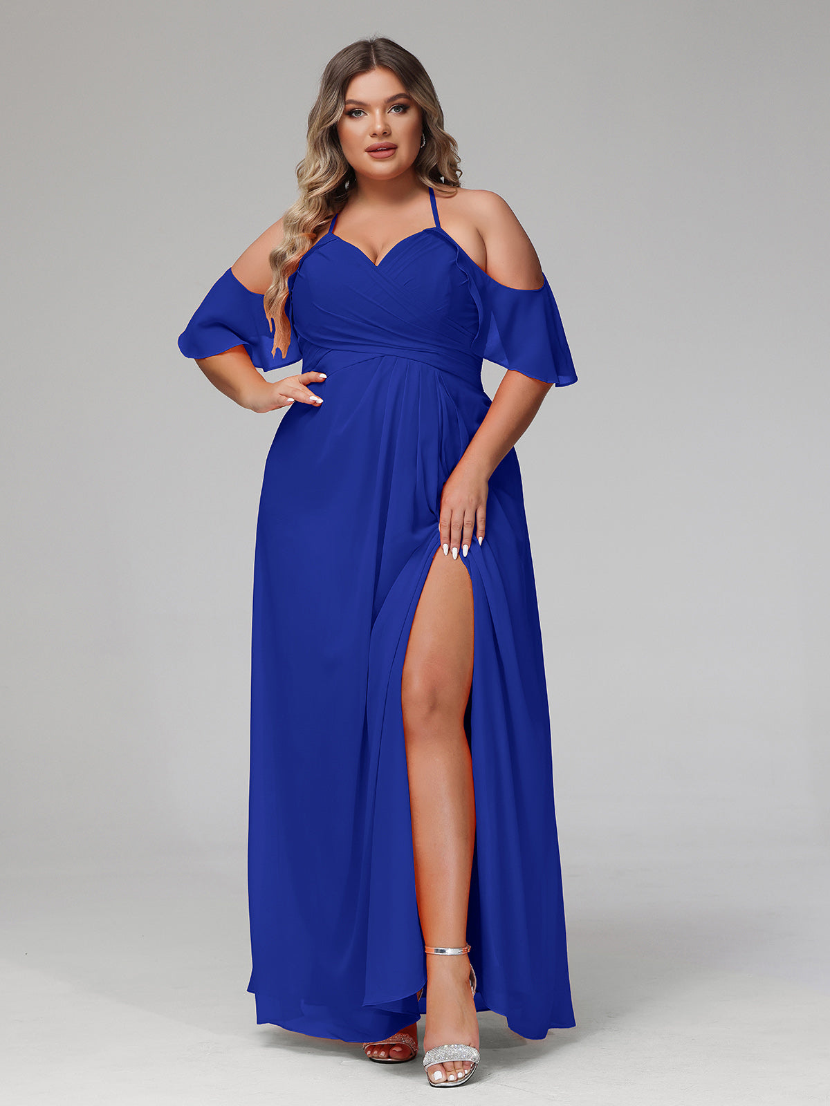 Royal blue clearance plus size clothing