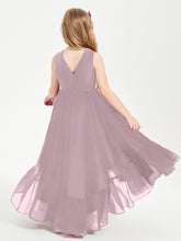 Cascading Skirt Boho Dresses for Junior Bridesmaids Dusk