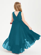 Cascading Skirt Boho Dresses for Junior Bridesmaids Ink Blue
