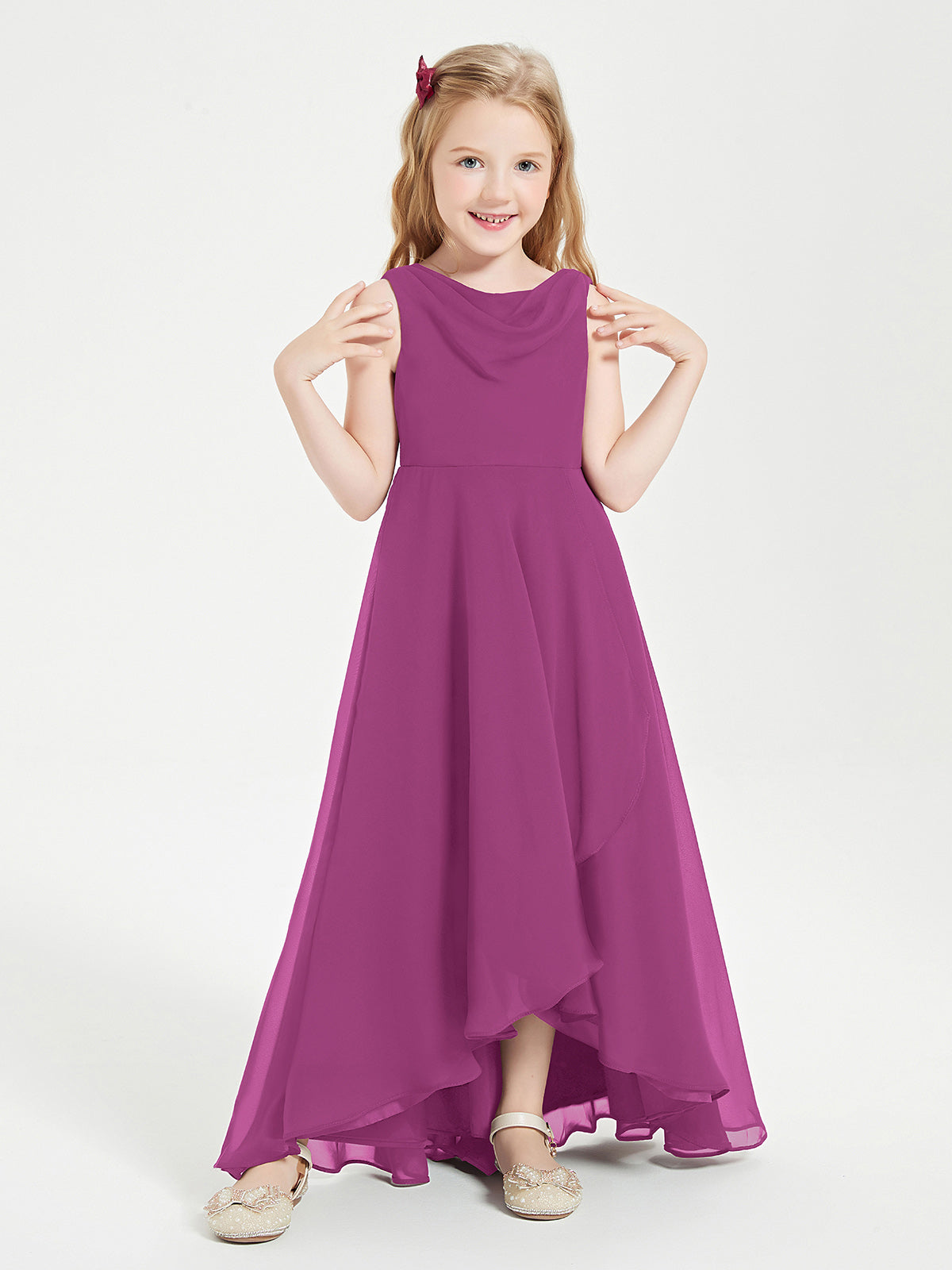 Purple Junior Bridesmaid Dresses