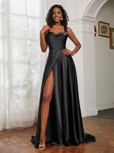 Cowl Neck Ruched Backless Dress With Slit Black