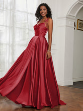 Cowl Neck Ruched Backless Dress With Slit Burgundy