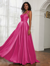Cowl Neck Ruched Backless Dress With Slit Fuchsia