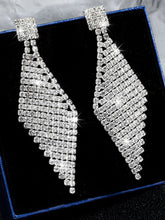 Diamond-Shaped Long Earrings