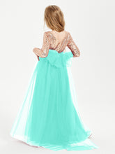 Sparkling Sequined Junior Bridesmaids Gown Spa