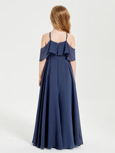 Off-the-Shoulder Long Dresses for Junior Bridesmaids Stormy