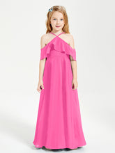 Off-the-Shoulder Long Dresses for Junior Bridesmaids Azalea