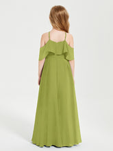 Off-the-Shoulder Long Dresses for Junior Bridesmaids Clover