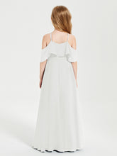 Off-the-Shoulder Long Dresses for Junior Bridesmaids Ivory