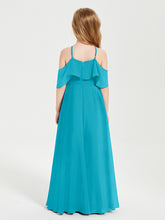 Off-the-Shoulder Long Dresses for Junior Bridesmaids Jade