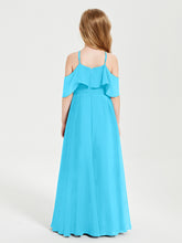 Off-the-Shoulder Long Dresses for Junior Bridesmaids Pool