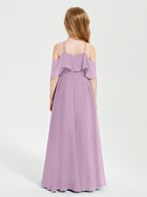 Off-the-Shoulder Long Dresses for Junior Bridesmaids Wisteria