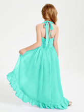 Trendy Boho Junior Bridesmaid Dresses Asymmetrical Cascading Skirt Spa