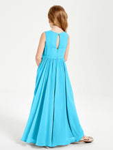 Chic Elegant Sleeveless Dresses for Junior Bridesmaids Pool