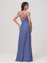 Sweetheart A-Line Ruched Chiffon Dress Periwinkle