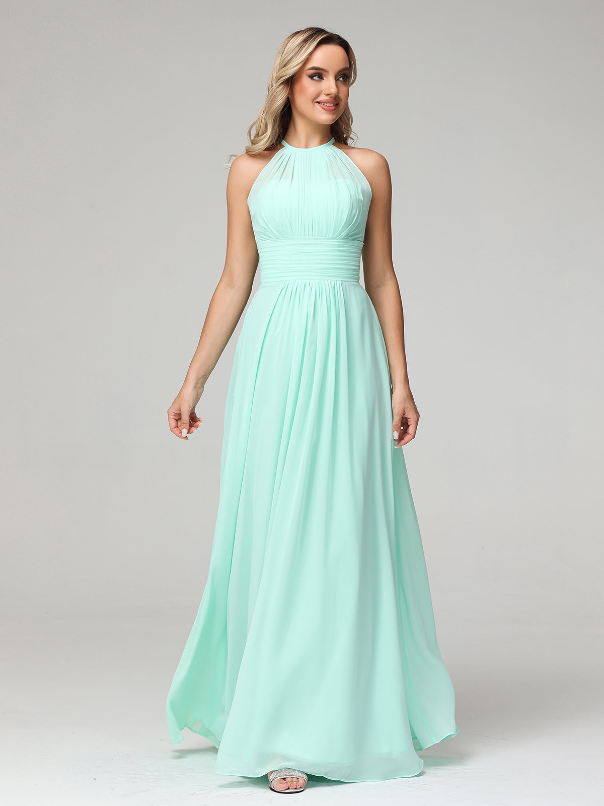 Long mint 2025 green bridesmaid dresses