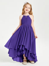 Asymmetrical Chiffon Junior Bridesmaid Dresses Regency