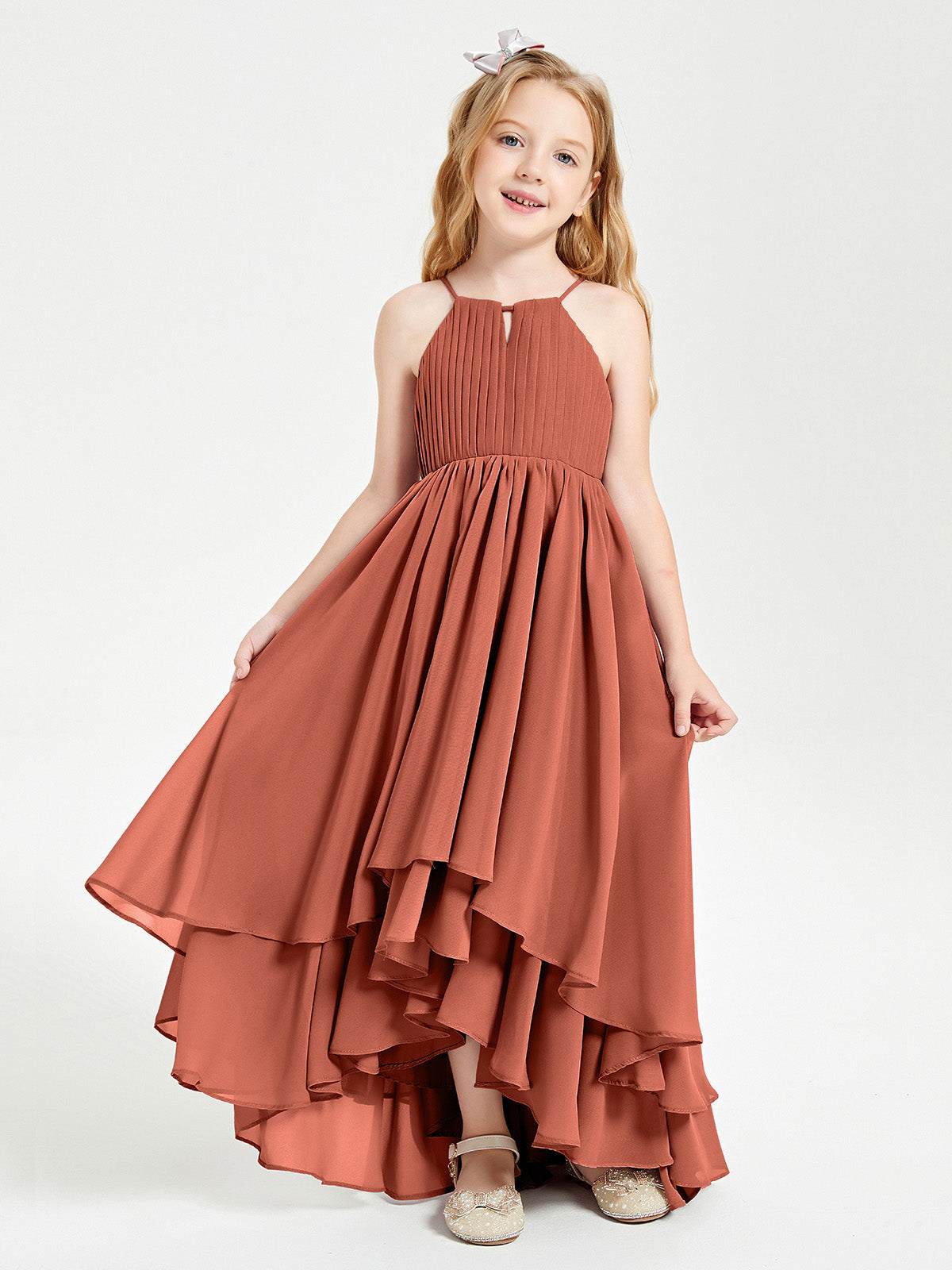 Rust flower girl clearance dresses