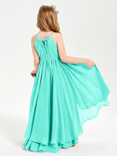 Asymmetrical Chiffon Junior Bridesmaid Dresses Spa