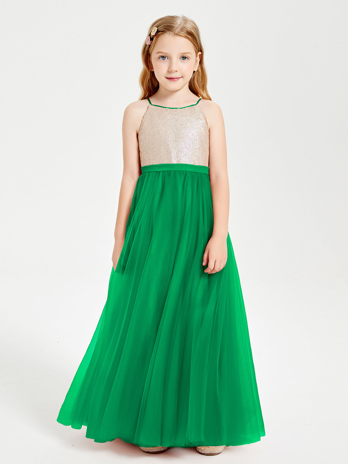 sachin and babi light blue dress Green convertible wrap dress - Frida Essential Long main image 0