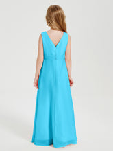 Boho Long Chiffon Bridesmaid Gown Pool