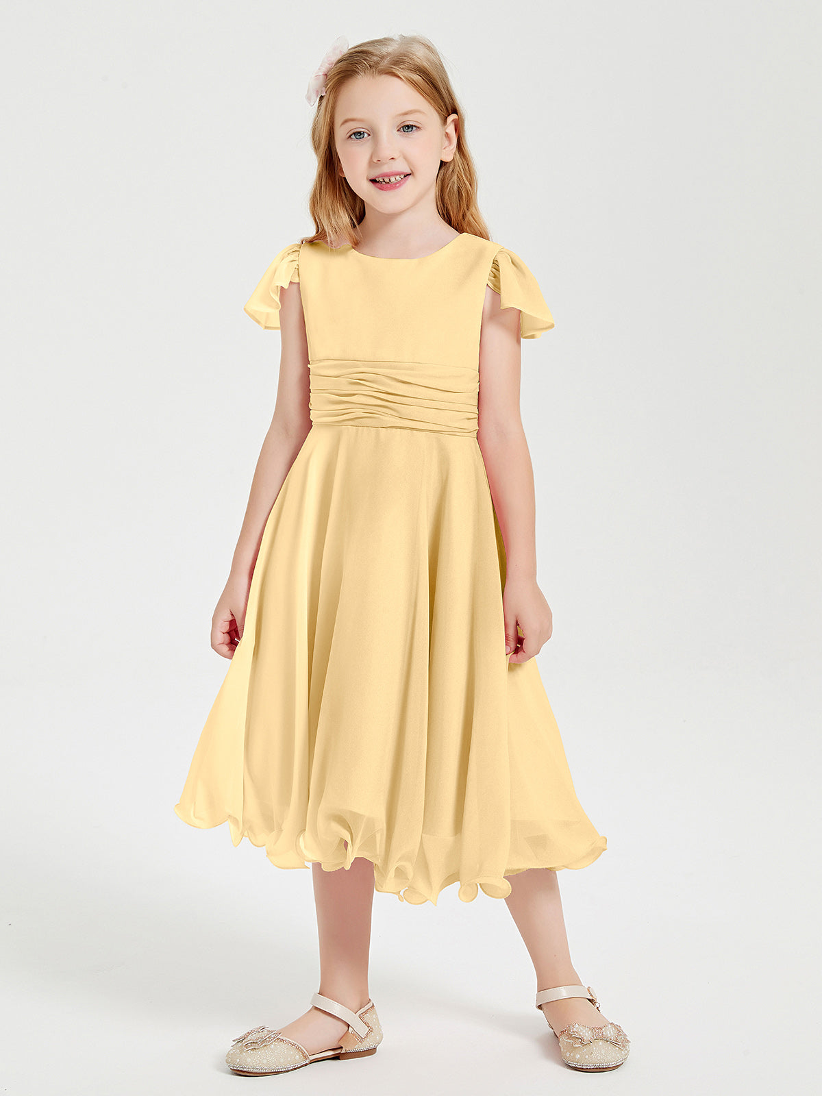 Gold junior outlet bridesmaid dresses