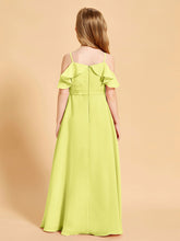 Off-the-Shoulder Bridesmaid Gown for Juniors Daffodil