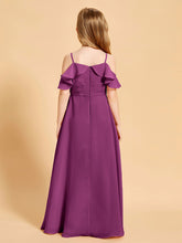 Off-the-Shoulder Bridesmaid Gown for Juniors Orchid