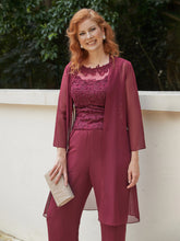 Simple Chiffon Jacket Wrap Burgundy