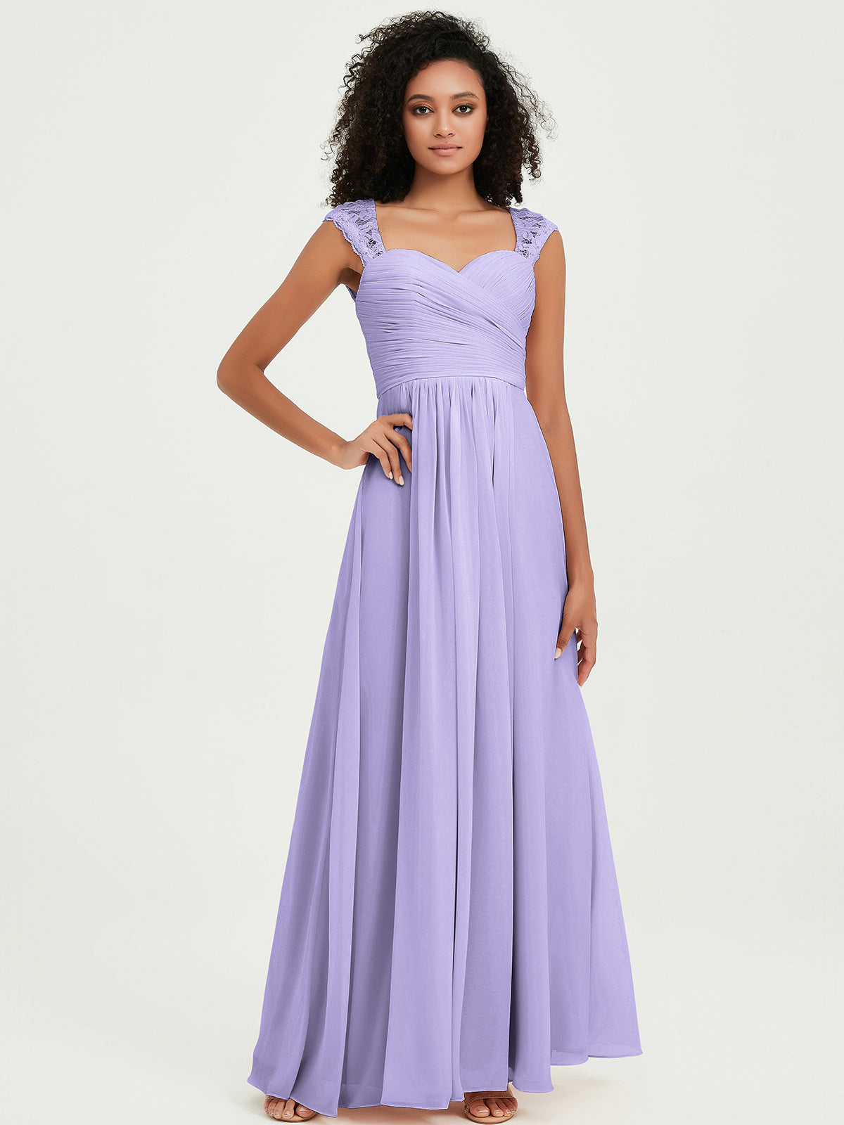 Lilac colored bridesmaid discount dresses