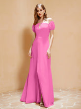 Half Sleeves Long Gown with Slit Azalea