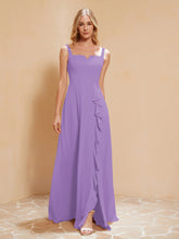 Sleeveless Bridesmaid Gown with Ruffles Tahiti